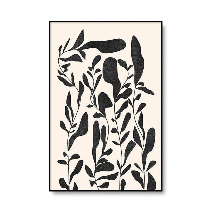 Modern Abstract Minimalist Feminine Body Art Line Art Wall Art Fine Art Canvas Prints Black White Posters Pictures For Contemporary Home Decor | Bowlift