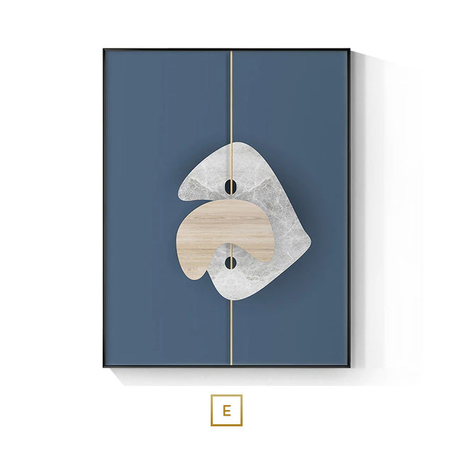 Modern Aesthetics Abstract Golden Pearl Moon Wall Art Fine Art Canvas Print Flowing Pendant Pictures For Luxury Living Room Bedroom Art Decor | Bowlift