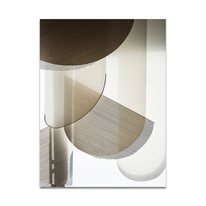 Set of 3PCS Modern Aesthetics Golden Bronze Abstract Wall Art Fine Art Canvas Prints Pictures For Living Room Dining Room Boutique Hotel Art Decor | Bowlift