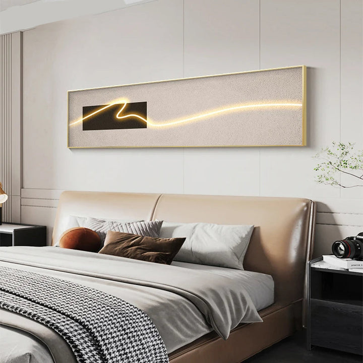 Modern Aesthetics Wide Format Wall Art Fine Art Canvas Prints Light Luxury Minimalist Abstract Pictures For Above The Sofa Art For Above The Bed | Bowlift