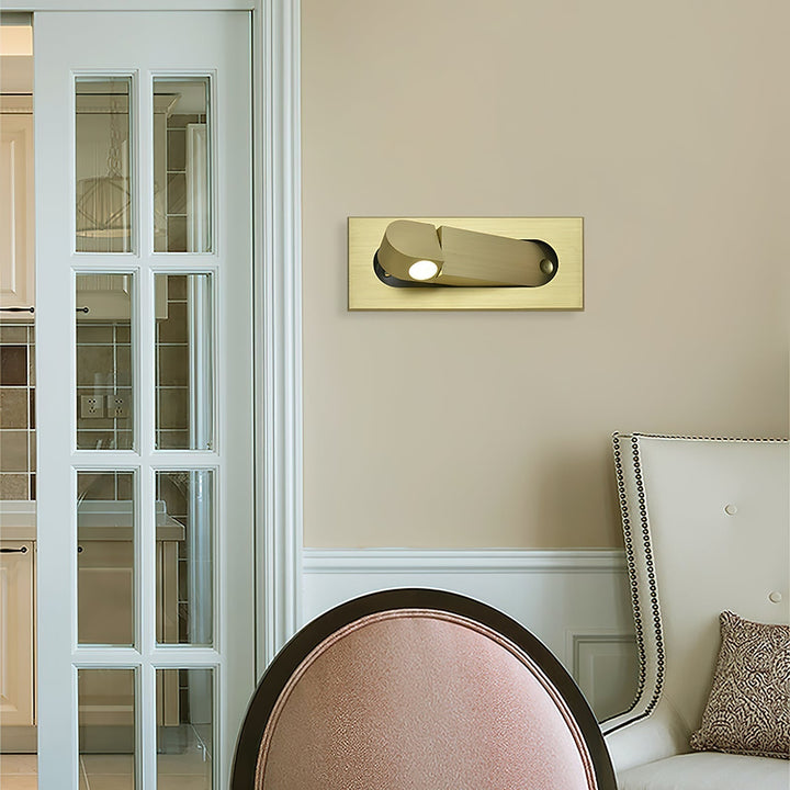 BowLift | LED Bedside Lamp LUMEVIA | 3 Light Colors | Aluminum Alloy | Ø19 cm x H8 cm | With Push Button