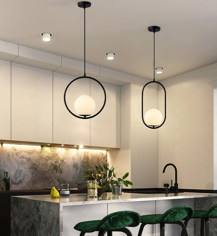 Nordic Glass Pendant Lamps | Bowlift