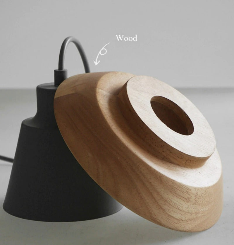 BowLift | Modern Nordic Wooden Pendant Light