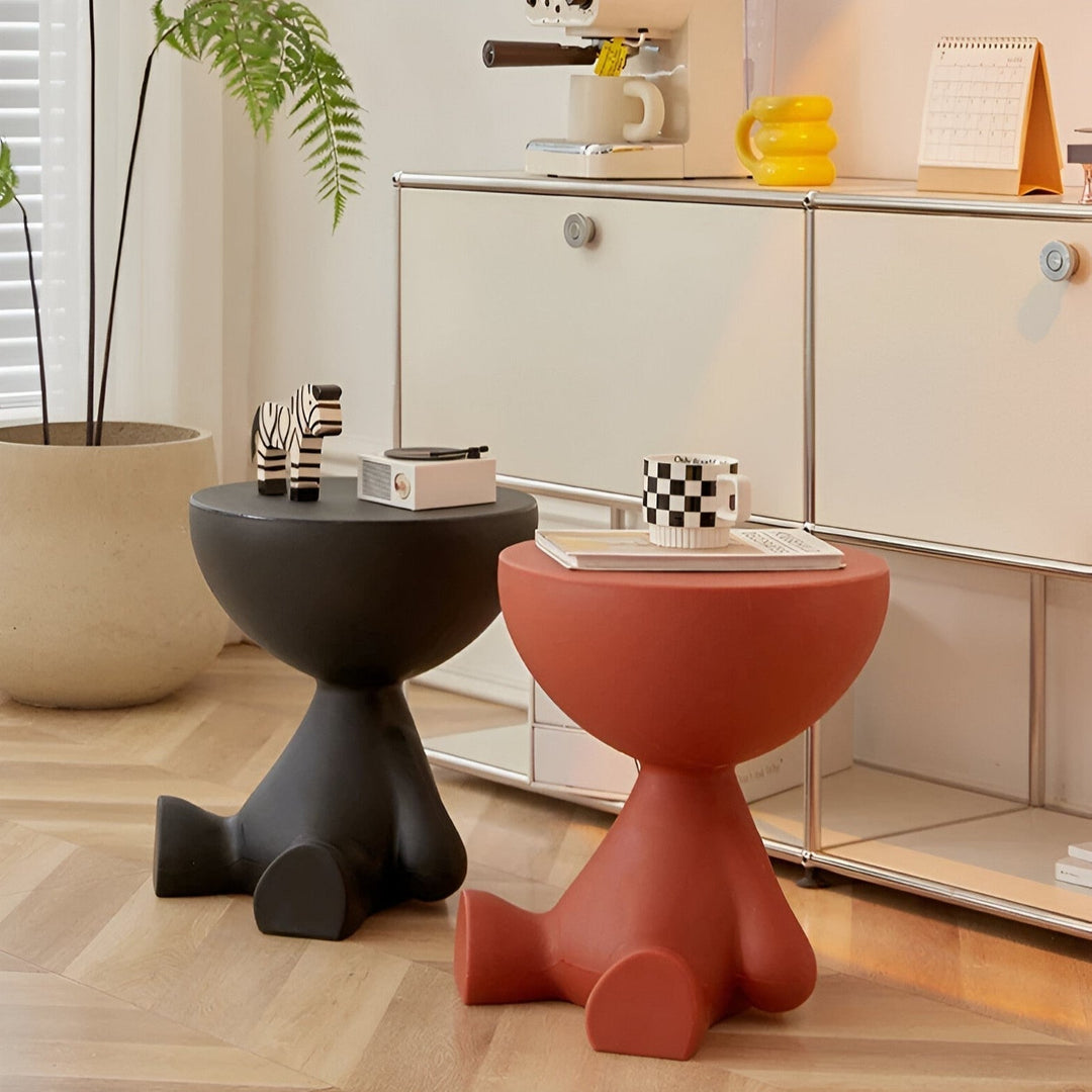 BowLift | Modern Round Plastic Side Table