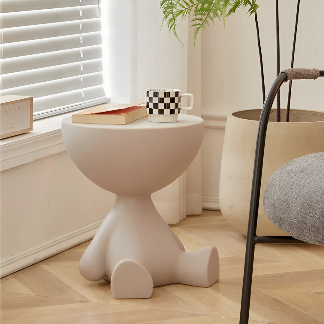 BowLift | Modern Round Plastic Side Table