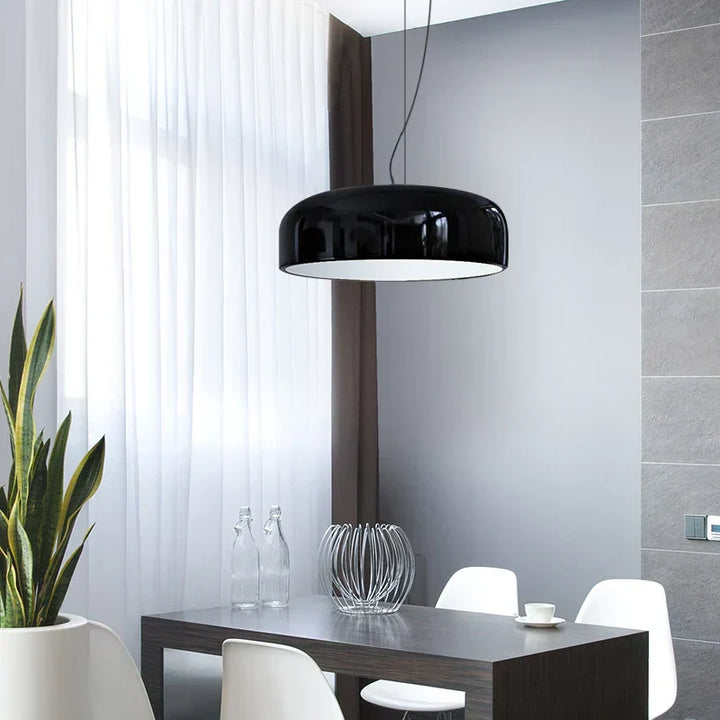 Modern drop-shaped pendant light, designer LED hanging lamp for dining room & kitchen | Bowlift