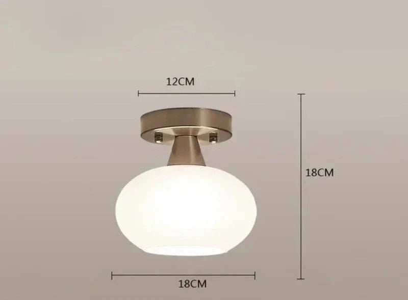 Modern LED ceiling light for hallway and entrance area – Stylish lighting in minimalist design | Bowlift