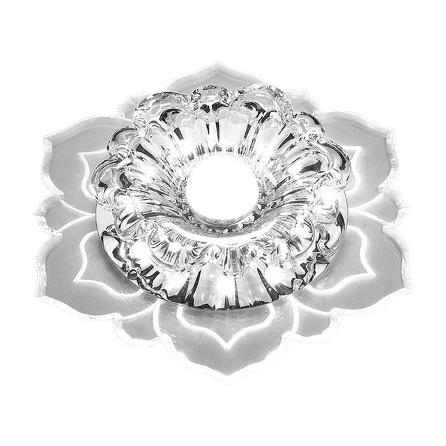 Elegant crystal ceiling light with LED – Modern lighting for living spaces | Bowlift