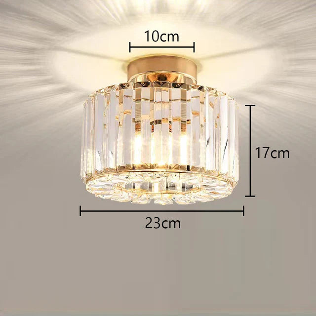 Elegant Crystal Ceiling Light – Luxurious Lighting for Living Room and Hallway | Bowlift