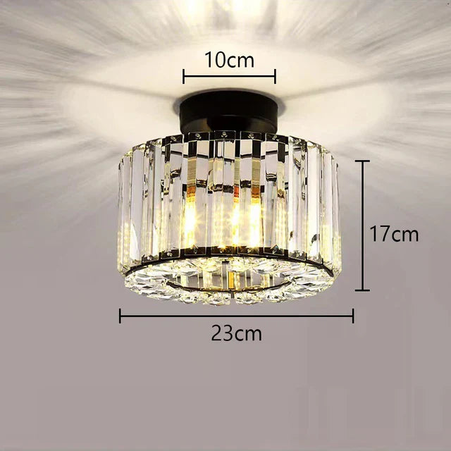 Elegant Crystal Ceiling Light – Luxurious Lighting for Living Room and Hallway | Bowlift