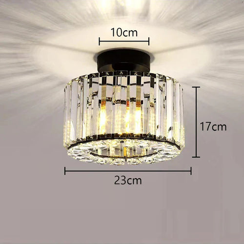 Elegant Crystal Ceiling Light – Luxurious Lighting for Living Room and Hallway | Bowlift