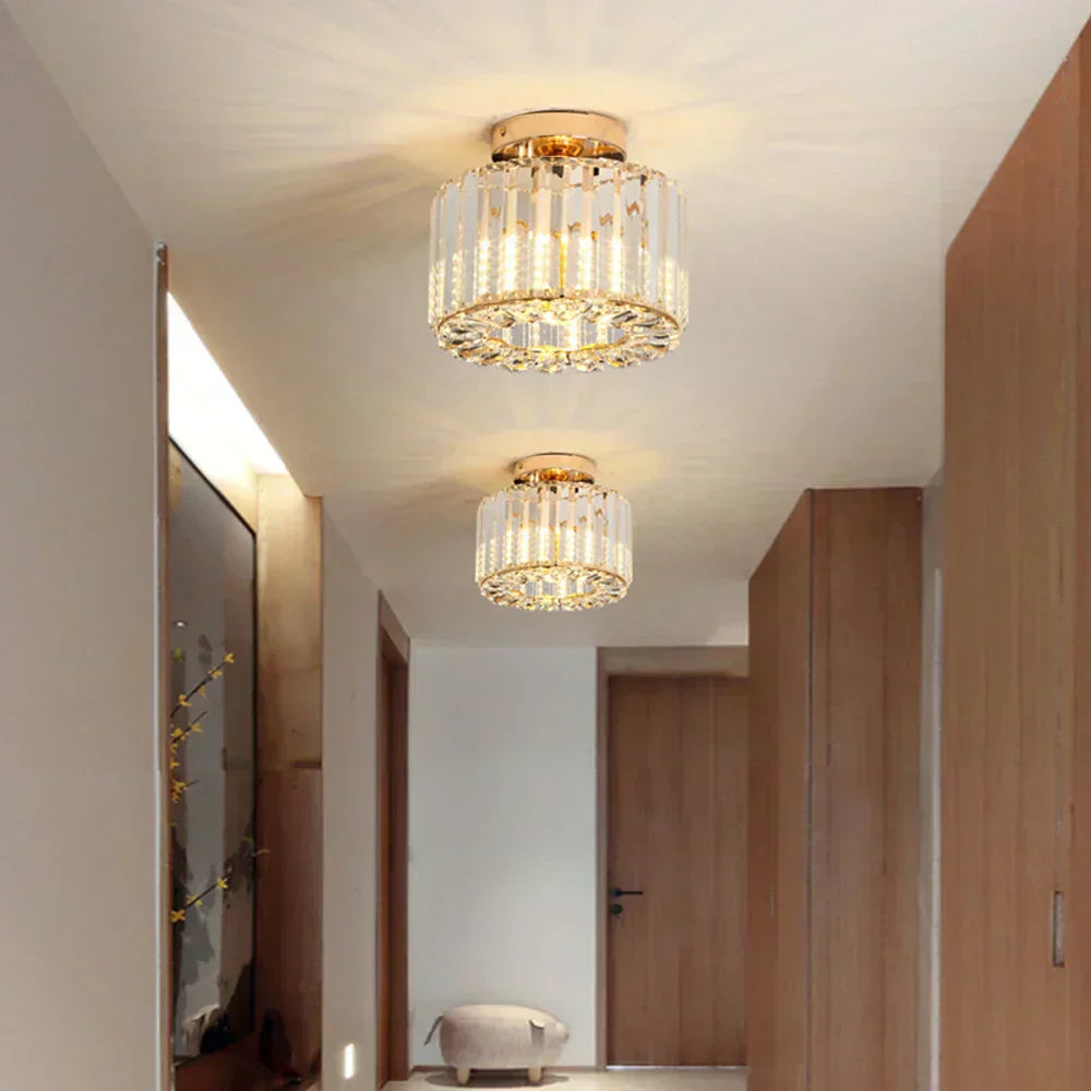 BowLift | GlimmerLux – Dazzling Ceiling Light with Sparkling Crystals