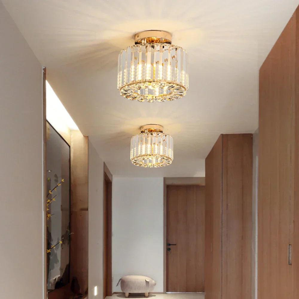 Luxury Crystal Ceiling Lamp - Modern Shine for Living Room, Bedroom & Hall | Bowlift