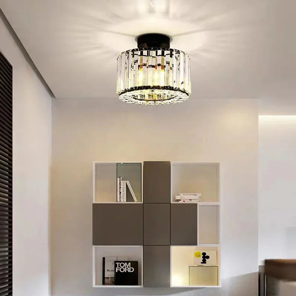 Luxury Crystal Ceiling Lamp - Modern Shine for Living Room, Bedroom & Hall | Bowlift