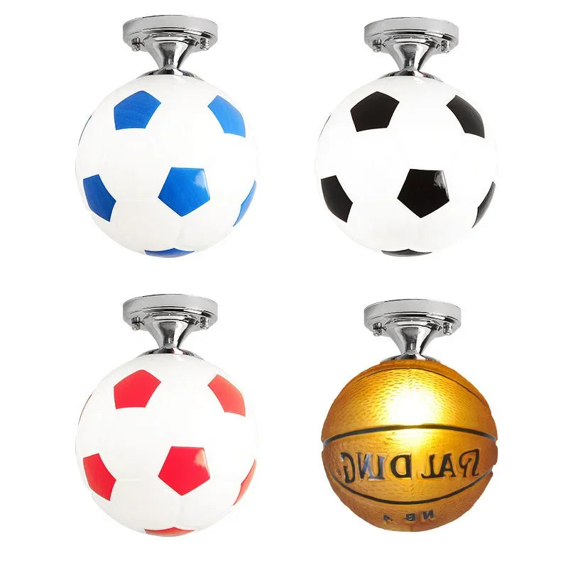 LED ceiling light in ball design - children's room lamp with glass ball | Bowlift