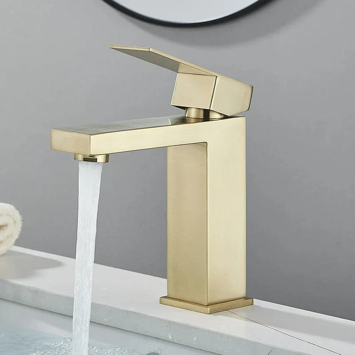 BowLift | Modern Black-Silver Sink Faucet - for Luxury Bathroom Experience