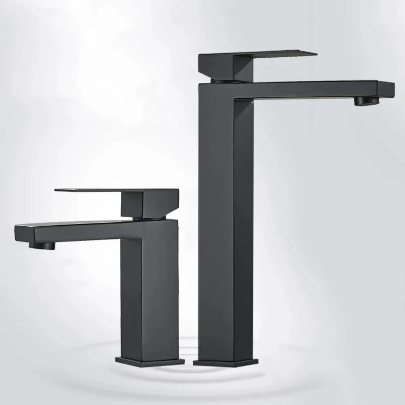 BowLift | Modern Black-Silver Sink Faucet - for Luxury Bathroom Experience
