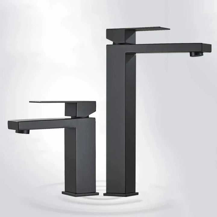 BowLift | Modern Black-Silver Sink Faucet - for Luxury Bathroom Experience