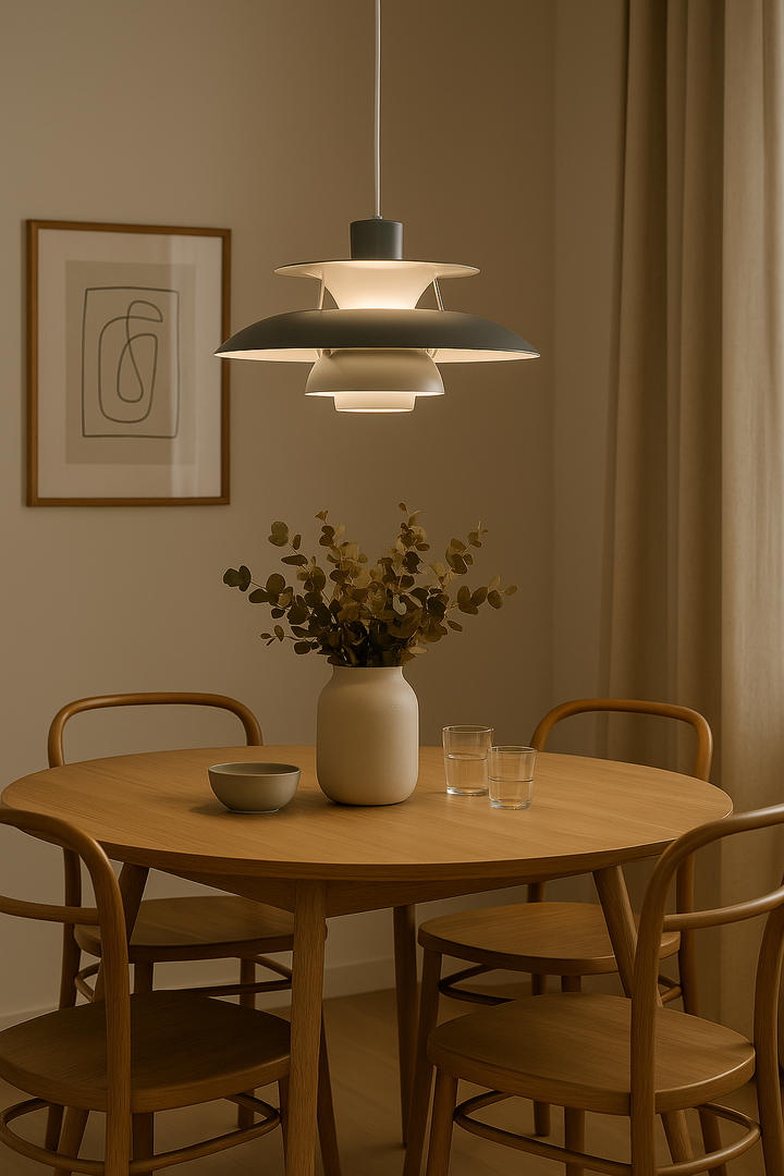 BowLift | Modern LED Ceiling Lamp Round – Dimmable & Durable – Stylish Lighting for Living Room, Dining Room & Office