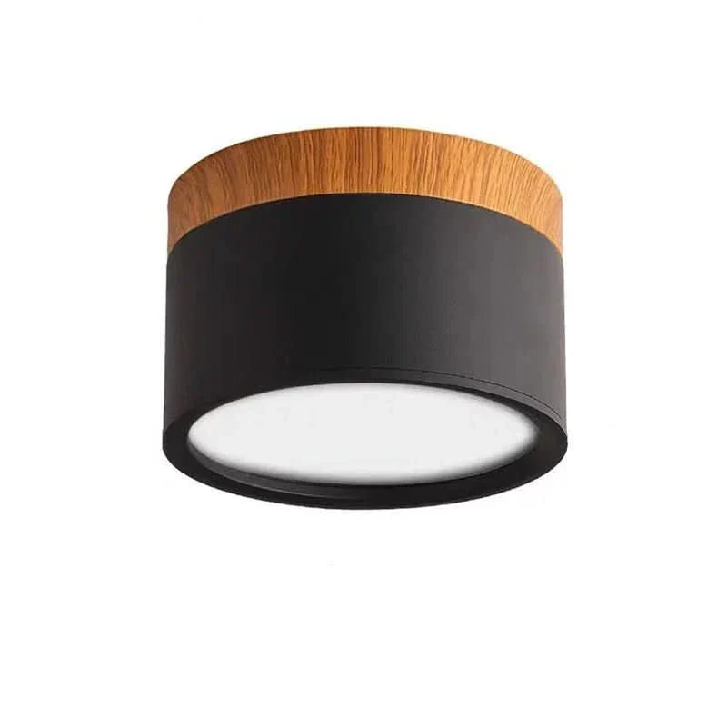 BowLift | Modern Dimmable LED Ceiling Light with Wood Design