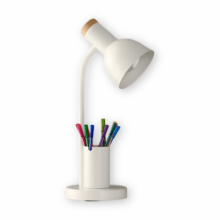 BowLift | Modern LED Desk Lamp with Pen Holder for Desk & Home