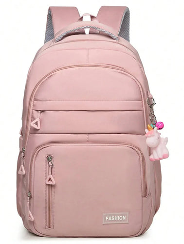 BowLift | Waterproof Pink Girls Backpack with Laptop Compartment – Stylish & Practical School Bag