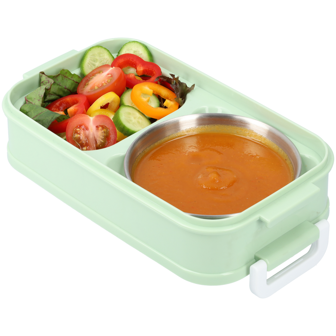 BowLift | Leak-Proof Lunch Box with Soup Bowl | BPA-Free Bento Box | Portable Food Container for Adults & Kids