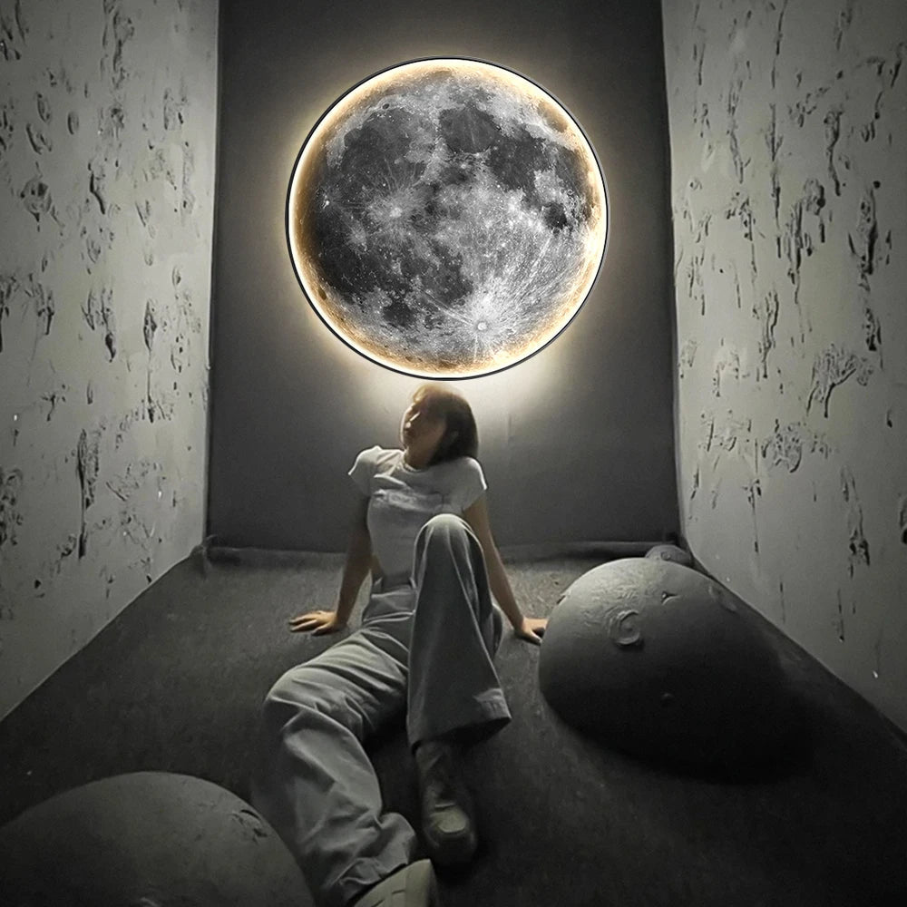 BowLift | Unique wall lamp with realistic moon effect