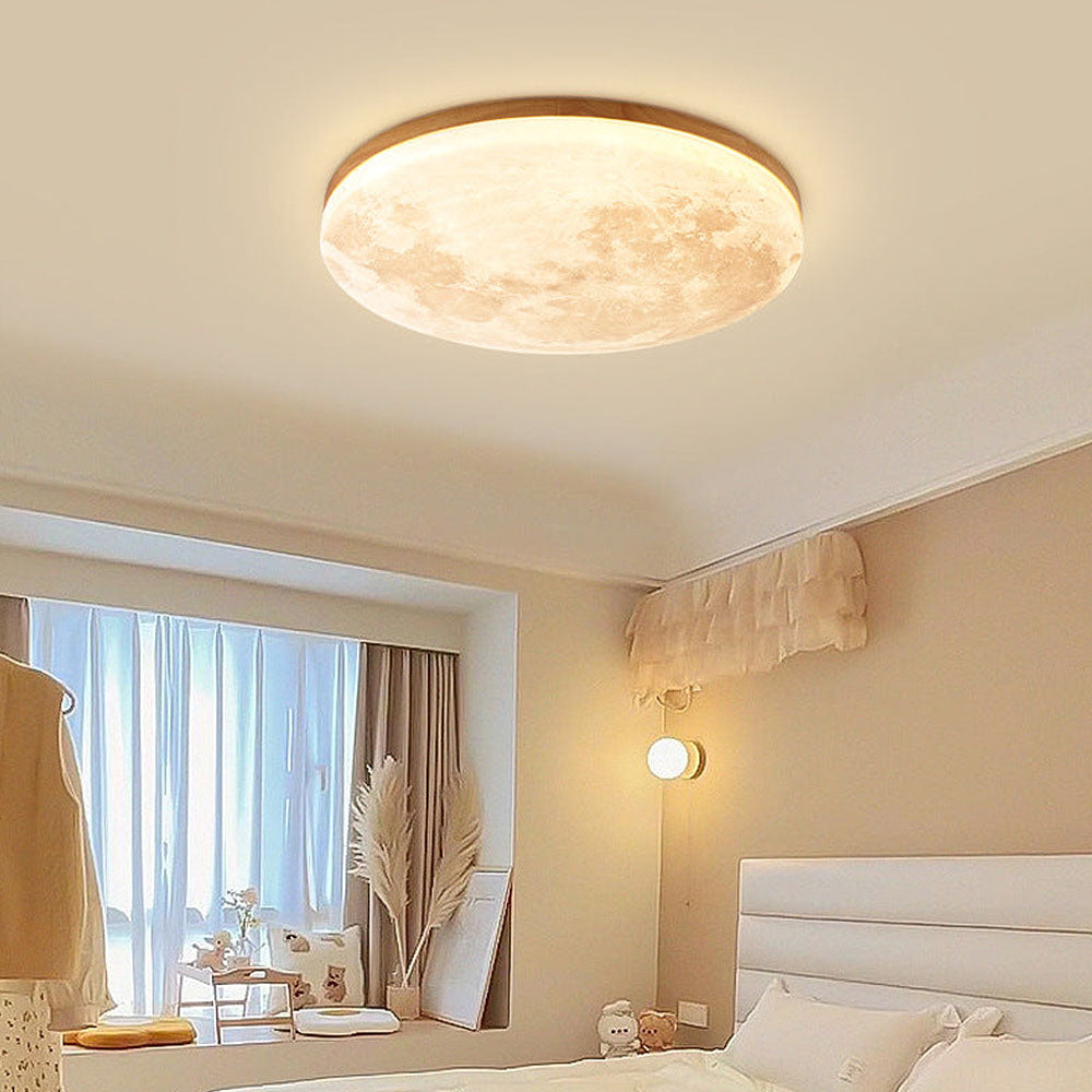 Moon Round | Minimalistic round LED ceiling light | Bowlift