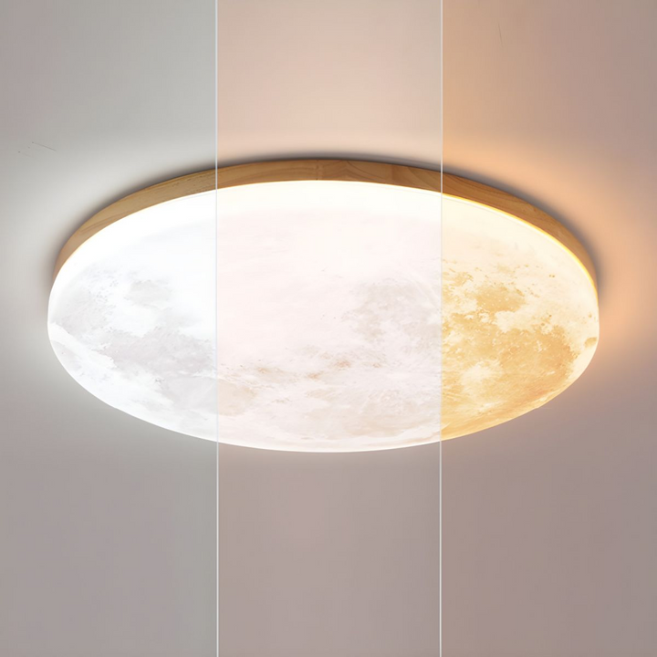 Moon Round | Minimalistic round LED ceiling light | Bowlift