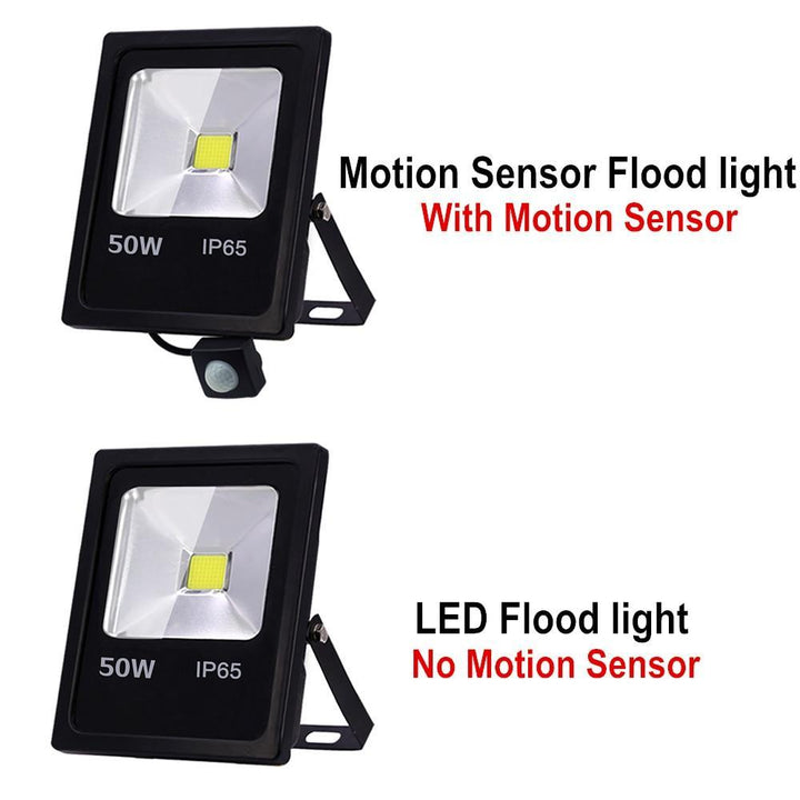 BowLift | Motion Sensor LED Flood Light 10W 30W 50W 220V Floodlights searching lamp IP65 Reflector Outdoor lighting led exterior SpotLight