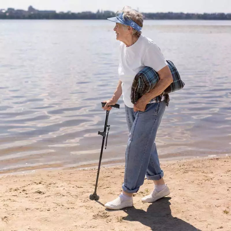 BowLift | Multi-Functional Foldable LED Walking Cane