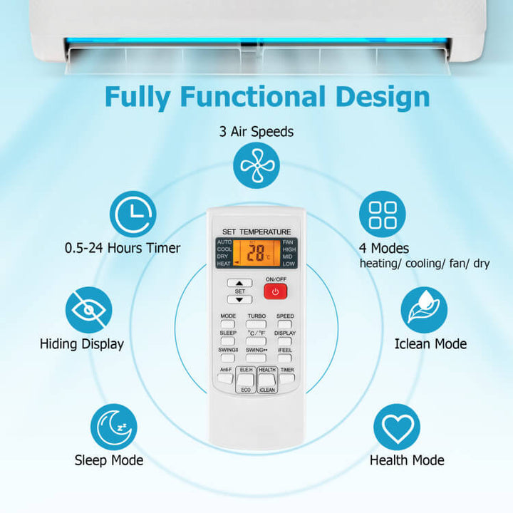 BowLift | Universal Air Conditioner Remote Control – For Multiple Brands & 4 Climate Modes
