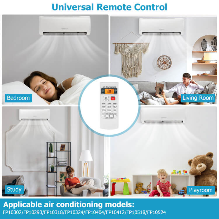BowLift | Universal Air Conditioner Remote Control – For Multiple Brands & 4 Climate Modes