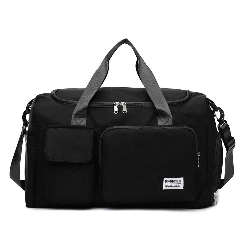 BowLift | Multi-Pocket Travel Bag, Sports and Gym Duffle with Separate Shoe Compartment