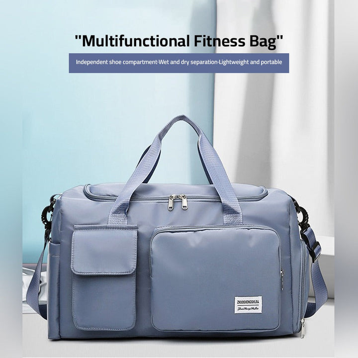 BowLift | Traventix Travel Bag with Multiple Compartments | Waterproof & Lightweight | Sports, Fitness & Weekend Bag for Men & Women