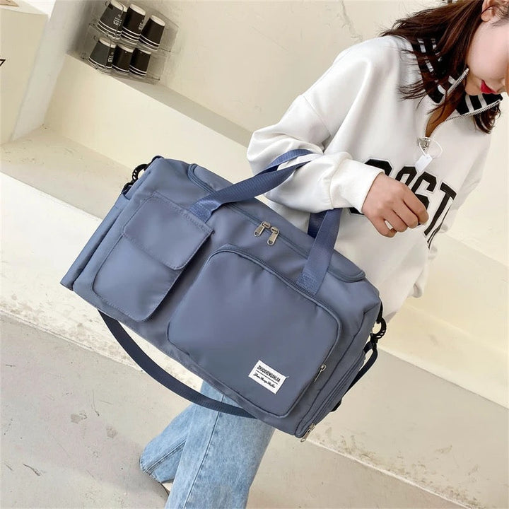 BowLift | Traventix Travel Bag with Multiple Compartments | Waterproof & Lightweight | Sports, Fitness & Weekend Bag for Men & Women
