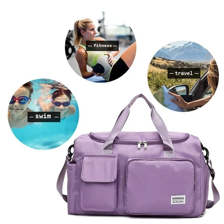 Travique Waterproof Sports and Travel Bag with Multiple Pockets | Bowlift