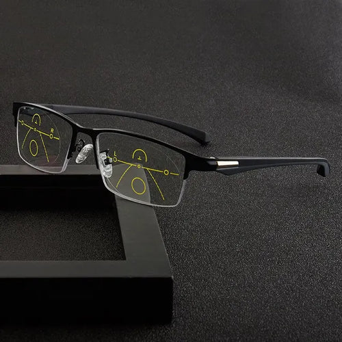 Multifocal progressive reading glasses with Anti-Blue Light | Bowlift