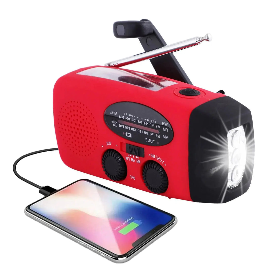 BowLift | Portable emergency radio with charging function and weather alerts
