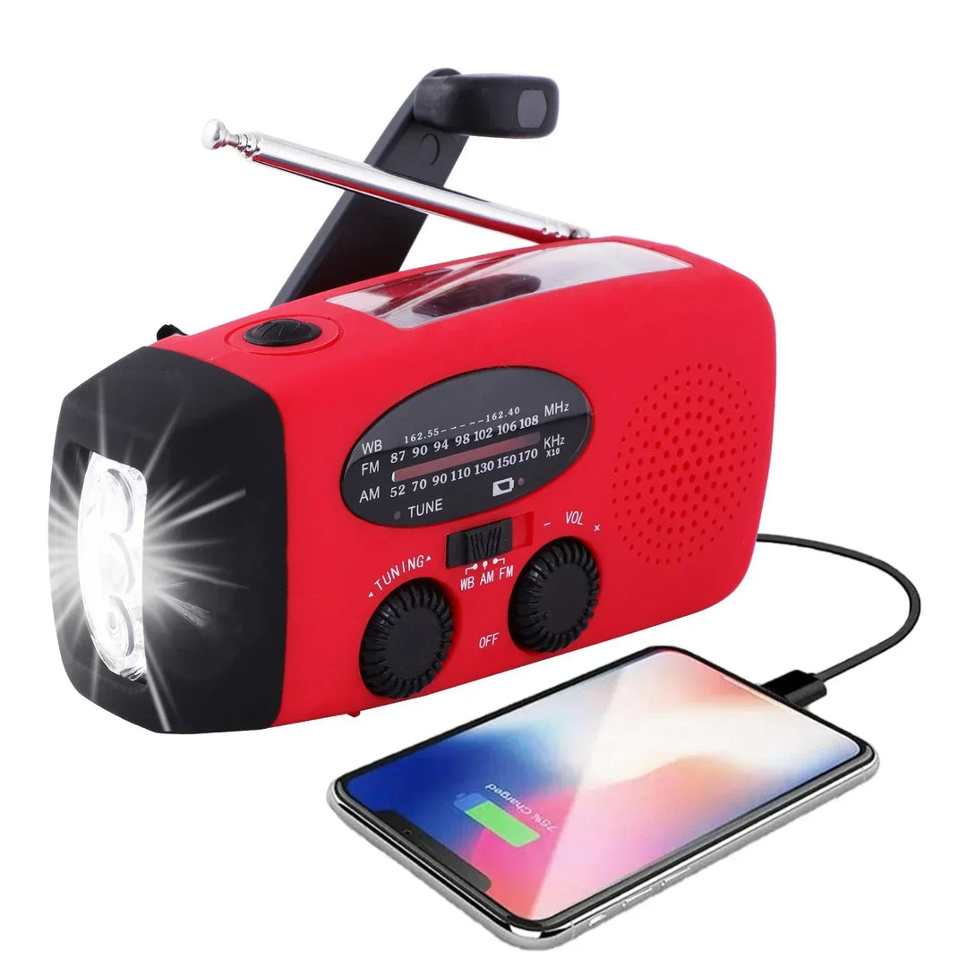 BowLift | Reliable emergency radio – LED flashlight and power bank in one