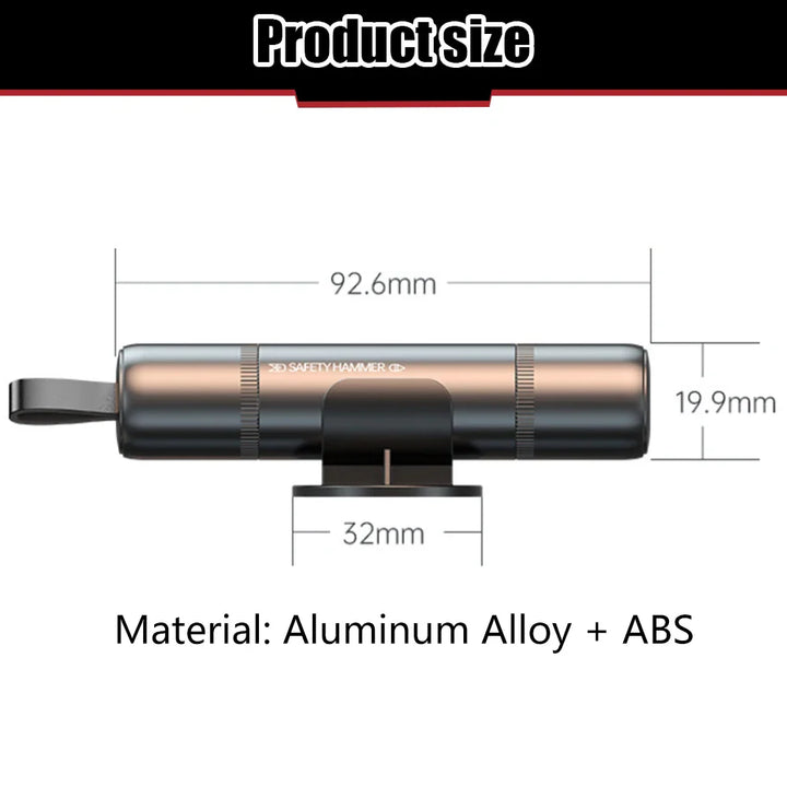 BowLift | Multifunctional Car Safety Hammer 2PCS