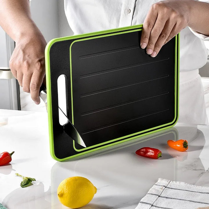 BowLift | Multifunctional board with built-in sharpener saves time and space in the kitchen