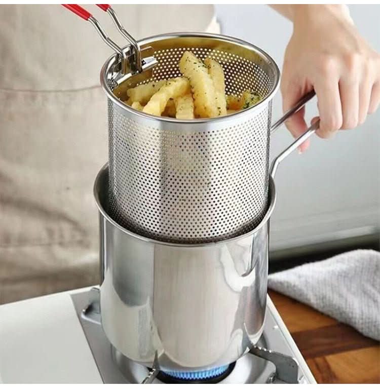 BowLift | Stainless Steel Fryer for Low-Fat Frying & Versatile Cooking