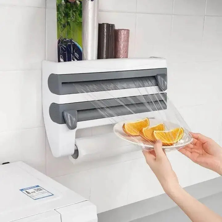 BowLift | Multifunctional Film Holder – Space-saving, drill-free, wall-mounted