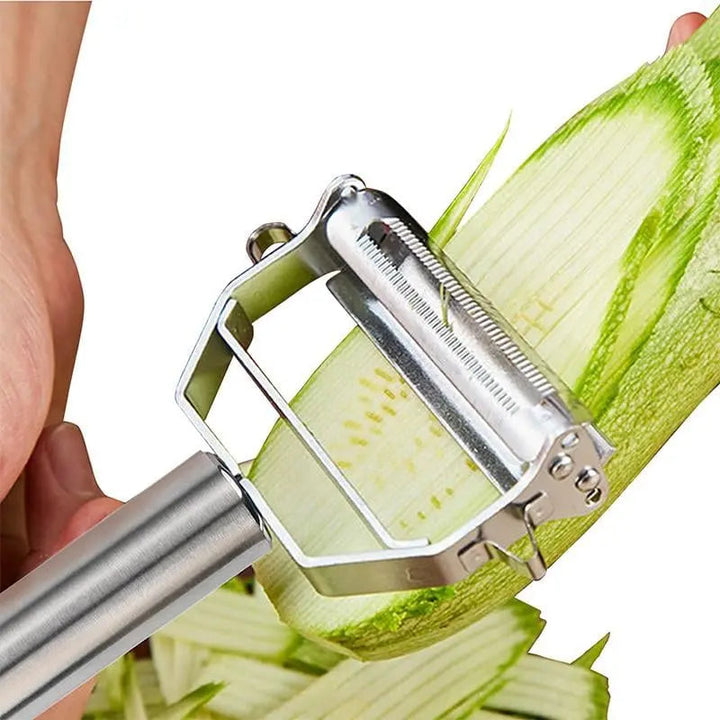 BowLift | Multifunctional Vegetable Peeler Made of Stainless Steel – With Julienne Blade