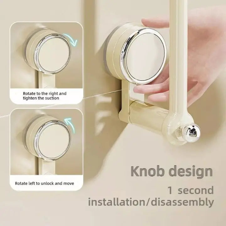 BowLift | Multifunctional suction hook holder – No drilling, flexible & stable