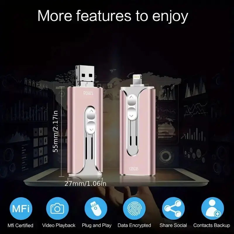 BowLift | Multifunctional USB Stick for iPhone, Android & PC Backup