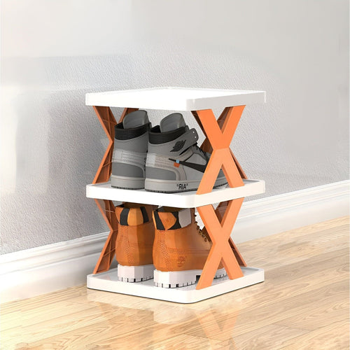 FlexiStack Shoe Rack – Folding Multi-Shoe Organizer for Small Spaces | Bowlift