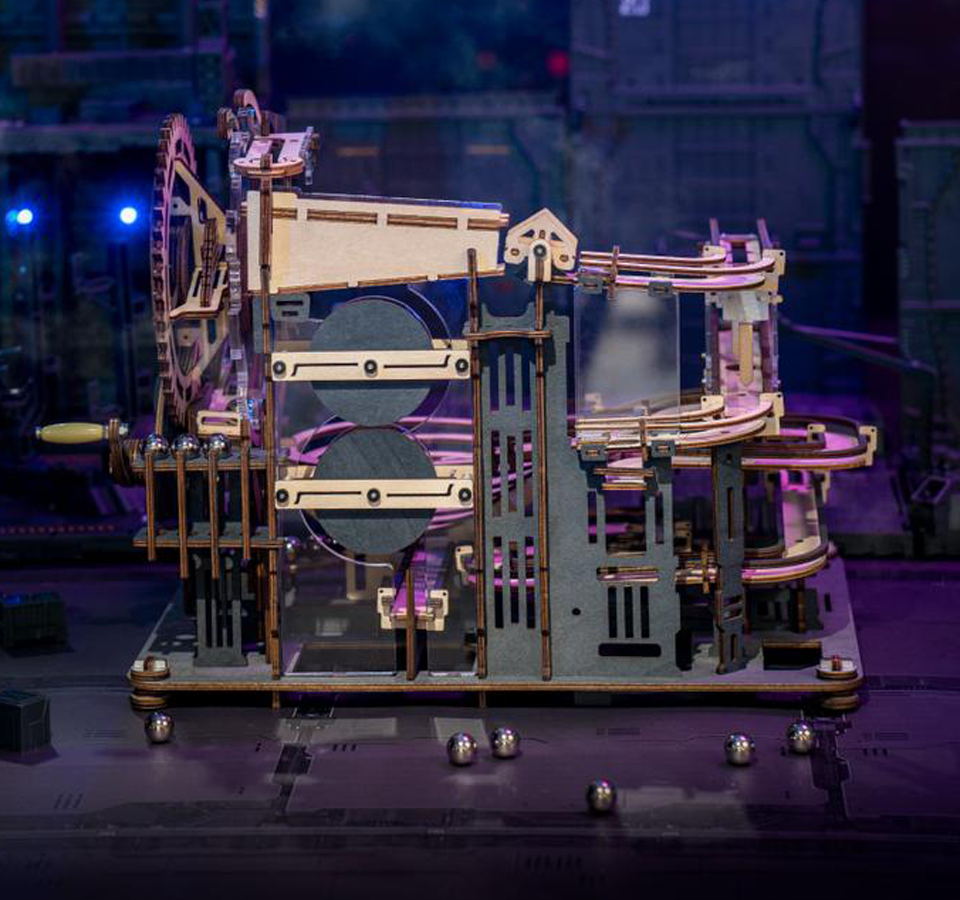 Murmelbahn Night City 2.0 | Play track Innovative | Bowlift